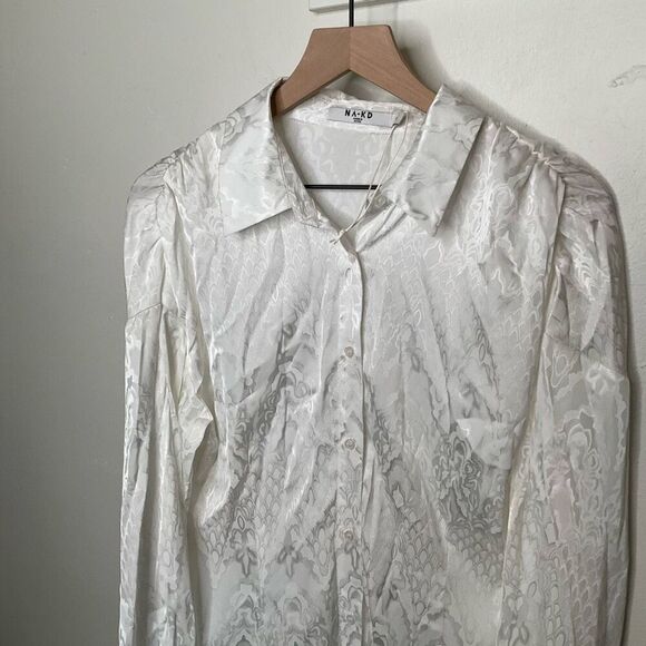 NA-KD Jacquard Midi Dress - Picture 4 of 7